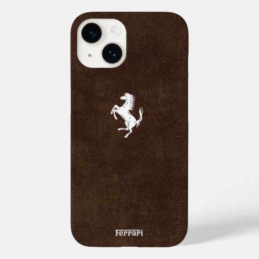 Elegant Ferrari leer Case-Mate iPhone Case (Achterkant)