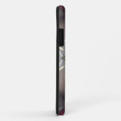 Elegant Festive-kerstster: Shiny Blue White Case-Mate iPhone Case (Achterkant/rechts)