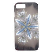 Elegant Festive-kerstster: Shiny Blue White Case-Mate iPhone Case (Achterkant)