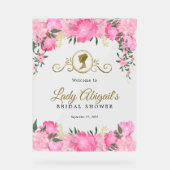 Élégant Fête de Mariage Florale Rose Pâle Victorie (Recto)