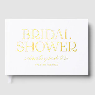 Elégant Fête des mariées Photo Livre d'Invité