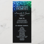 Élégant feu de couleur paon bokeh programme de mar (Devant)