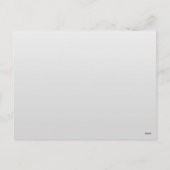 Elégant Feuille Argent Design Enregistrer La Carte (Dos)