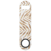 Élégant Feuilles de palme d'or tropicale (Dos)