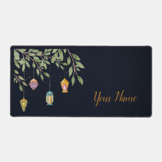 Élégant Feuilles décoratifs et lanternes pacifique