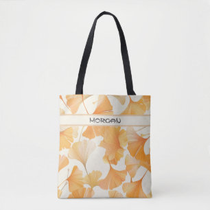 Elégant Feuilles Ginkgo Sac fourre-tout personnali