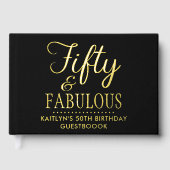 Elegant Fifty and Fabulous! 50th Birthday Party (Recto)