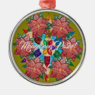 Elegant Filipino Parol Style, FilAm, Filipijnen Metalen Ornament