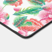 Élégant Fille Lumineuse Motif Fleurs Roses (Coin)