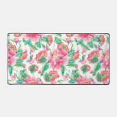 Élégant Fille Lumineuse Motif Fleurs Roses (Recto)