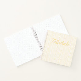 Elegant Fine Line Gold White Stripe Bullet Journal Notitieboek