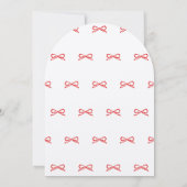 Elegant First Birthday Invitation. Kaart (Achterkant)