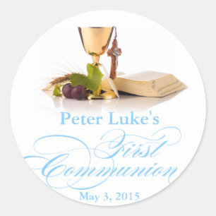 Elegant First Community Party Favor Labels Labels