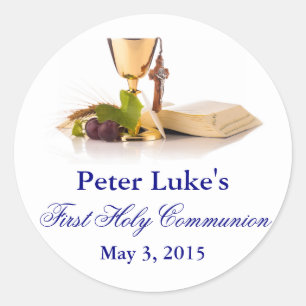 Elegant First Community Party Favor Labels Labels