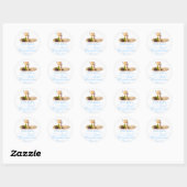 Elegant First Community Party Favor Labels|Labels Ronde Sticker (Vel)