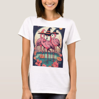 Elegant Flamingo illustratie T-shirt