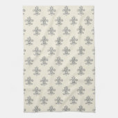 Elegant Fleur de Lis Pattern Theedoek (Verticaal)