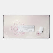 Elégant Fleur Fleur Fleur Fleur Fleur Mat (Clavier et souris)