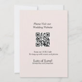 Élégant Fleur sauvage BOHO Enregistrer la carte Da (Dos)