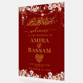 Élégant Fleur sauvage FloraI Couples islamiques Ma (Angle)