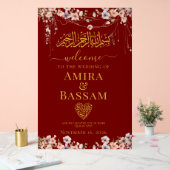 Élégant Fleur sauvage FloraI Couples islamiques Ma (Mariage)