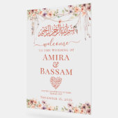 Élégant Fleur sauvage FloraI Couples islamiques Ma (Angle)