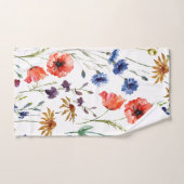 Élégant Fleur sauvage floral Boho (Serviette à main)