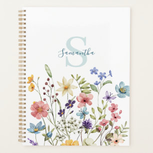 Élégant Fleur sauvage Floral Personnalisé