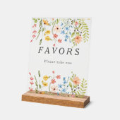 Elégant Fleur sauvage Garden Wedding Faveurs (Angle)