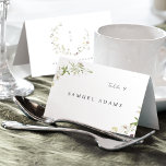 Elégant Fleur sauvage Rustic Boho Pladable Carte P<br><div class="desc">Elégant design fleur sauvage d'aquarelle délicate, avec un couple de monogrammes sur le dos, palettes pastel de jaune doux, blanc cassé, beige, rose poussiéreux, rose rousse, bordeaux, et verdure botanique, simple et romantique. Grande carte mariage à fleurs pour mariage rustique moderne, mariage de jardin de campagne, et mariage boho au...</div>