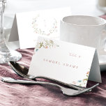 Elégant Fleur sauvage Rustic Boho Pladable Carte P<br><div class="desc">Elégant design fleur sauvage d'aquarelle délicate, avec un couple de monogramme sur le dos, Palettes pastel de rose roux doux, blanc, beige, bleu poussiéreux, rose poussiéreux et verdure botanique, Grande carte de mariage floral pour mariage rustique moderne, mariage de jardin de campagne, et mariage boho au printemps et en été....</div>