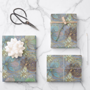 Elegant Flora Design Luxe Mat Geschenk Inpakpapier Vel