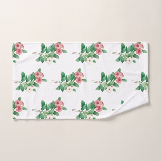 Élégant floral (Serviette à main)