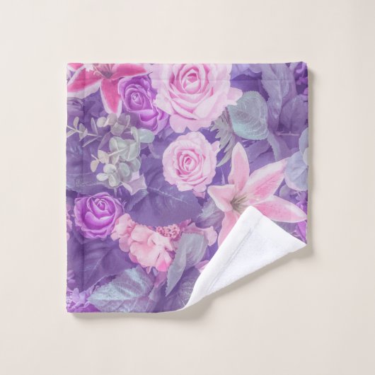 Elegant Floral Achtergrond | Handdoekset Bad Handdoek (Wasdoekje)