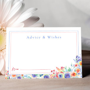 Elegant Floral Afstuderen Advies Informatiekaartje