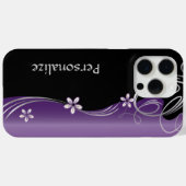 Elegant Floral | Amethyst Case-Mate iPhone Case (Achterkant (horizontaal))