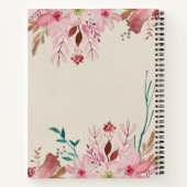 Elegant floral Baby shower Guest-laptop Notitieboek (Achterkant)