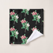 Elegant Floral Bath Towel Set Bad Handdoek (Wasdoekje)