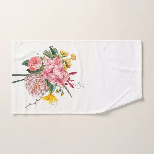  elegant Floral Bath Towel Set Bad Handdoek (Handdoek)