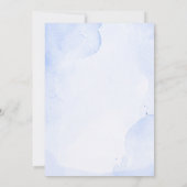 Elegant Floral Birthday Par-tea Uitnodiging (Achterkant)