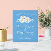 Elégant floral blanc Mariage bleu (Mariage)