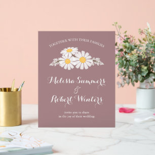Elégant floral blanc Mariage Rosy