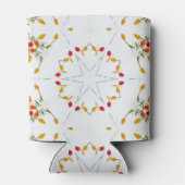 Elegant  Floral Blikjeskoeler (Achterkant)