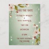 Elégant Floral Blossom Wedding Invitations (Devant)