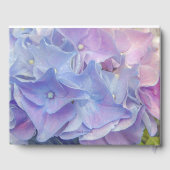Elegant Floral Blue Lavender Hydrangea Guest Book Gastenboek (Achterkant)
