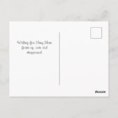 Elégant Floral Bonne Carte Anniversaire (Dos)