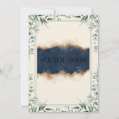 Elegant Floral Border Wedding Invitation Card | (Dos)
