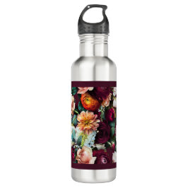 Elegant Floral Botanical Work Out Waterfles