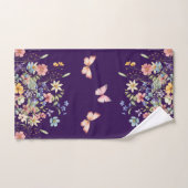 Élégant floral botanique (Serviette à main)