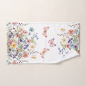 Élégant floral botanique (Serviette à main)